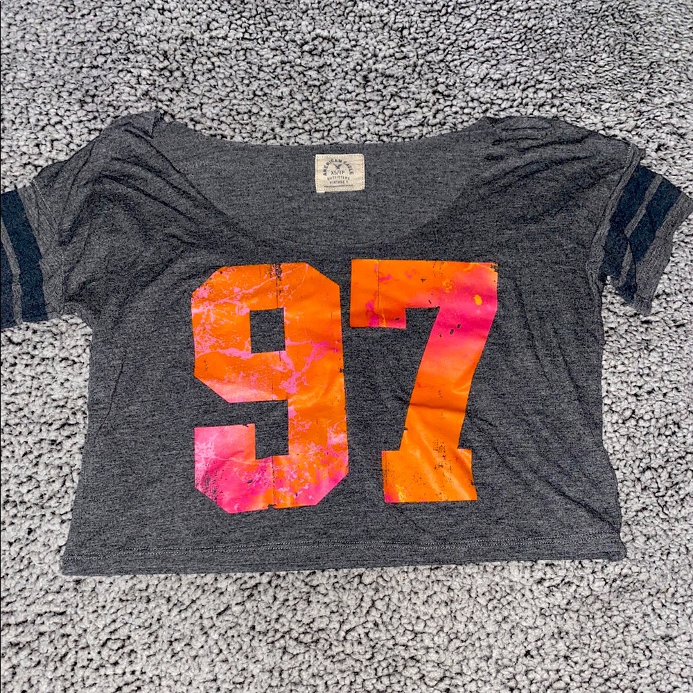 American Eagle cropped t-shirt, Never worn,Size XS